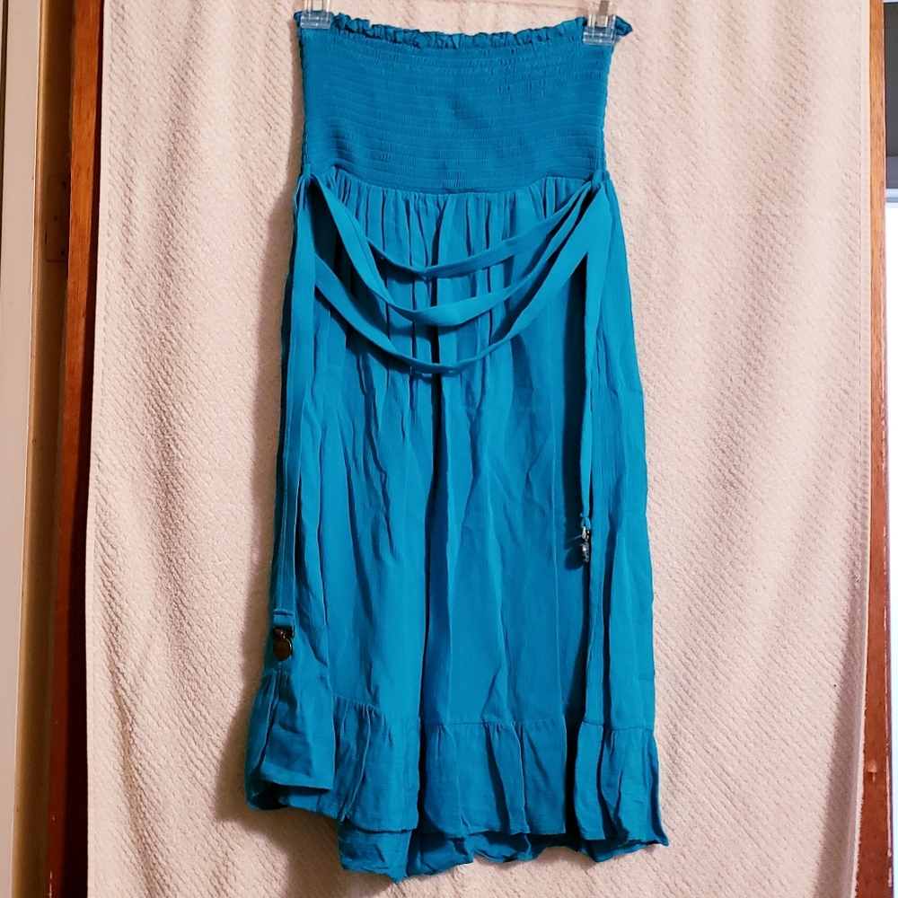 Juicy Couture Teal Strapless Beach Dress | NWOT
